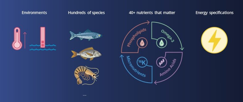 different feeds are produced for different species